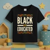 Black And Educated History African Pride  Toddler T-Shirt thumb 3