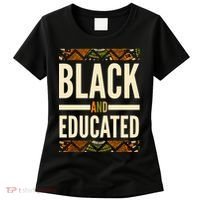 Black And Educated History African Pride  Women's T-Shirt thumb 0
