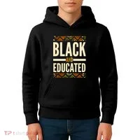Black And Educated History African Pride  Kids Hoodie thumb 4