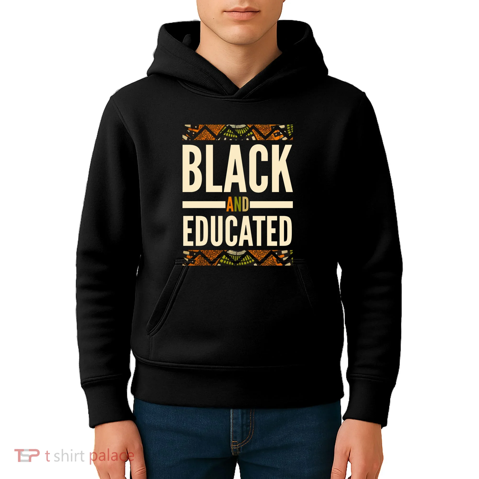 Black And Educated History African Pride  Kids Hoodie
