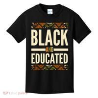 Black And Educated History African Pride  Kids T-Shirt thumb 0