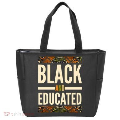 Black And Educated History African Pride  Tote Bag