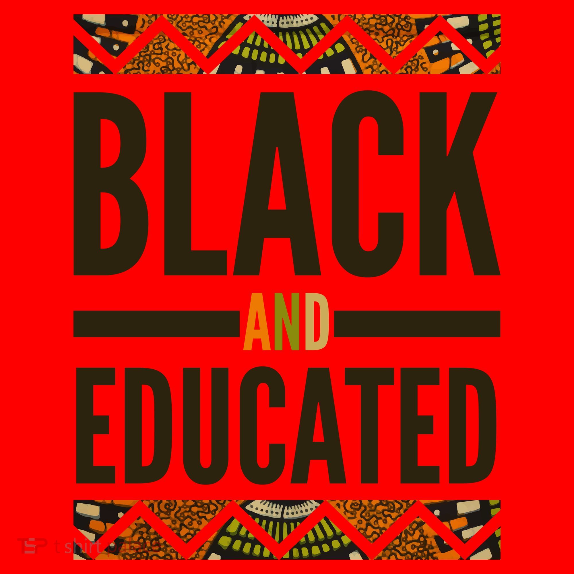 Black And Educated History African Pride  Santa Hat