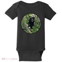 Black Bear Wilderness Baby Bodysuit thumb 0