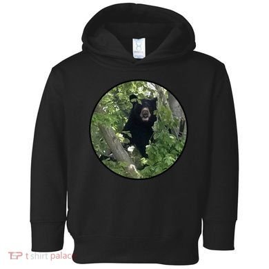 Black Bear Wilderness Toddler Hoodie