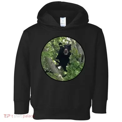 Black Bear Wilderness Toddler Hoodie