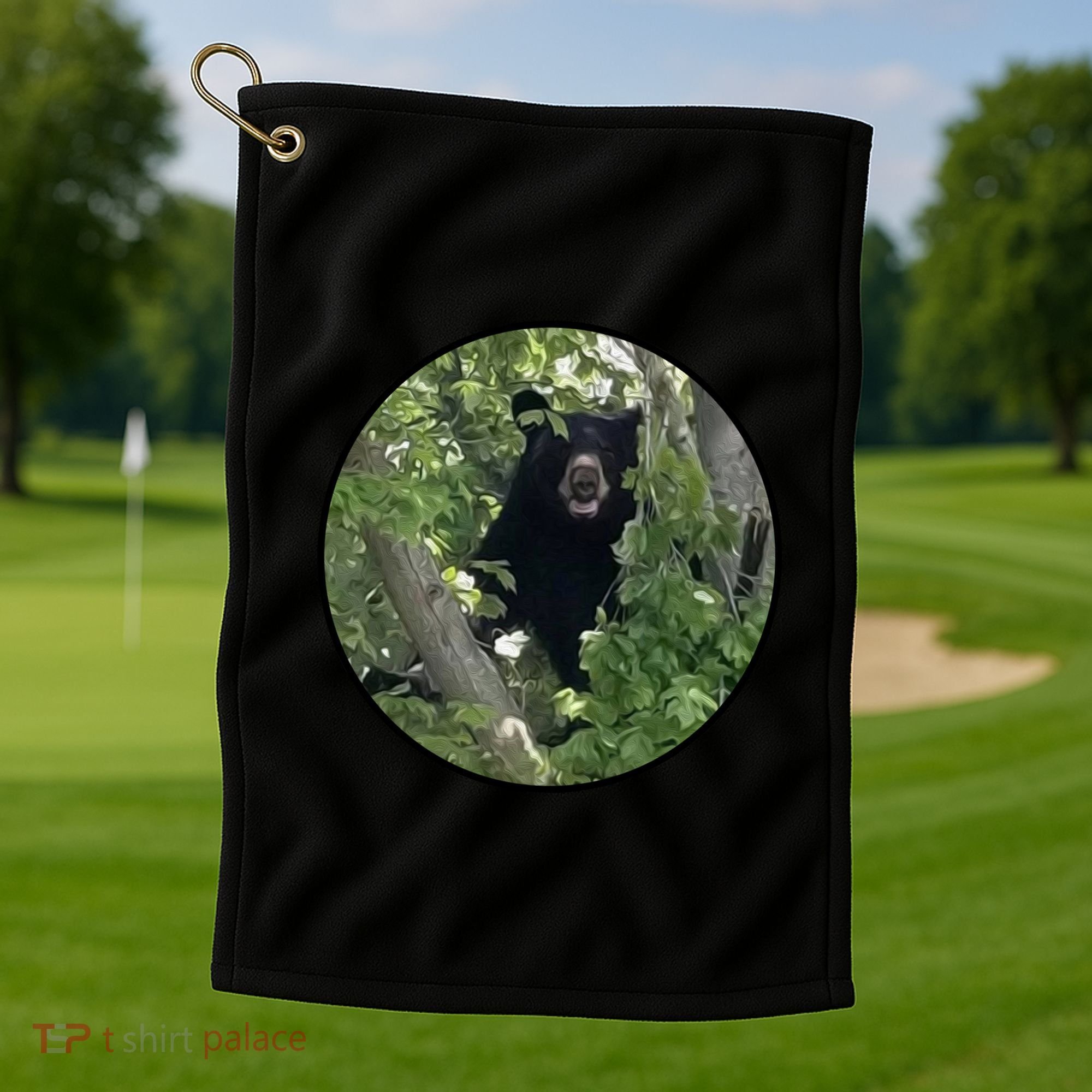 Black Bear Wilderness Golf Towel