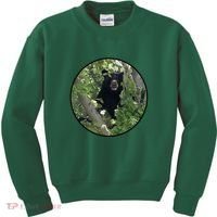 Black Bear Wilderness Kids Sweatshirt thumb 0