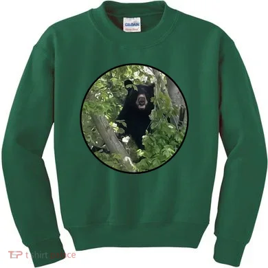 Black Bear Wilderness Kids Sweatshirt