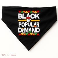 Black By Popular Demand Black Lives Matter History USA-Made Doggie Bandana thumb 0