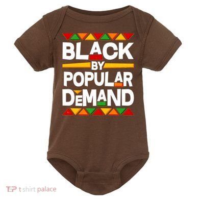 Black By Popular Demand Black Lives Matter History Baby Bodysuit
