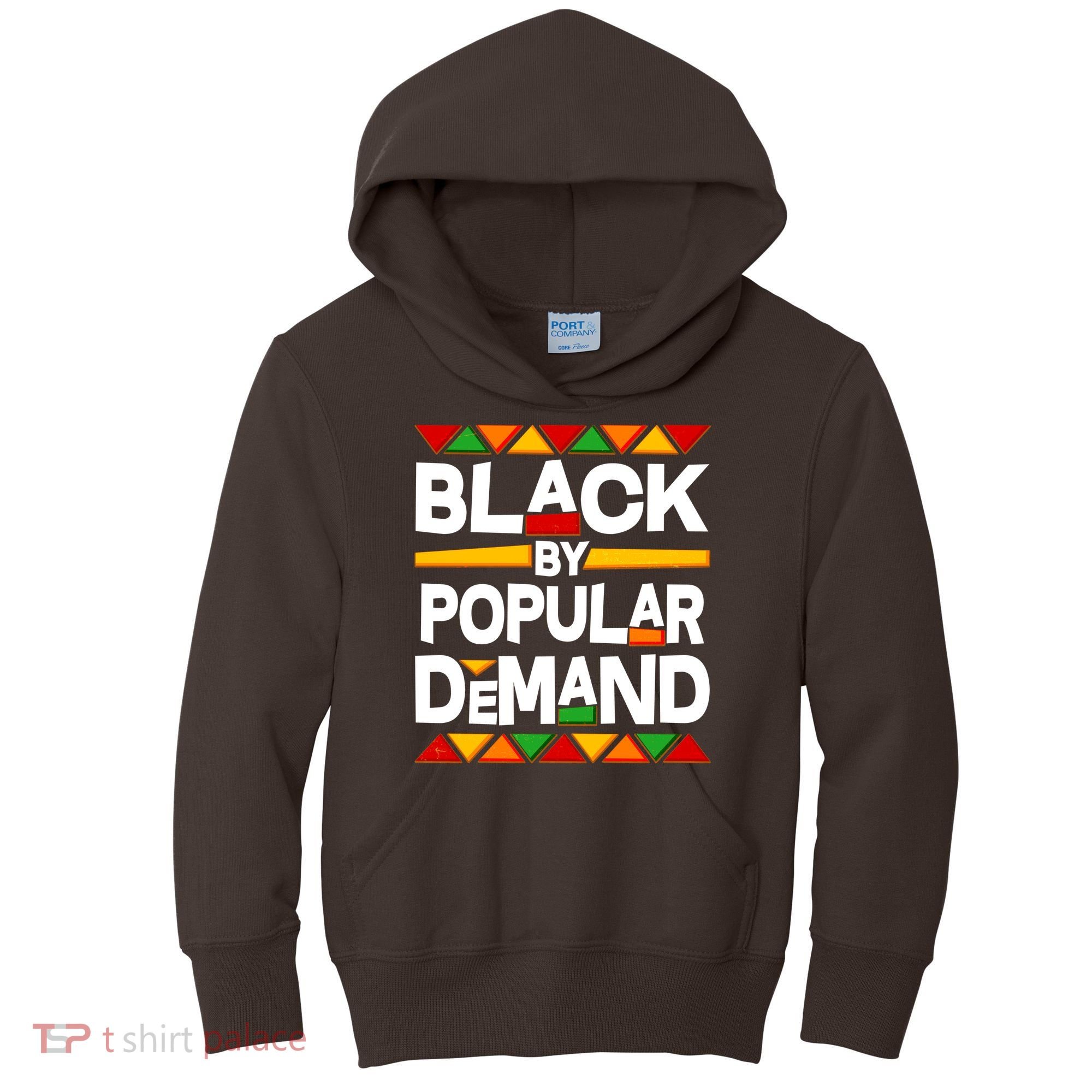 Black By Popular Demand Black Lives Matter History Kids Hoodie