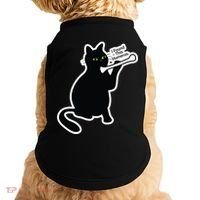 Black Cat I Found This Humerus Funny Doggie Tank thumb 0
