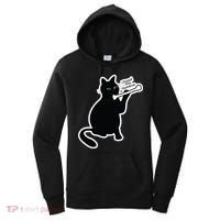 Black Cat I Found This Humerus Funny Women's Hoodie thumb 0