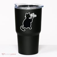 Black Cat I Found This Humerus Funny Tumbler thumb 0
