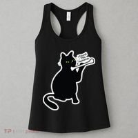 Black Cat I Found This Humerus Funny Women's Tank Top thumb 3