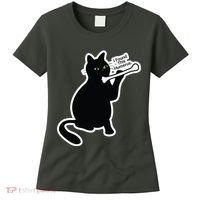Black Cat I Found This Humerus Funny Women's T-Shirt thumb 0