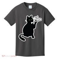 Black Cat I Found This Humerus Funny Kids T-Shirt thumb 0