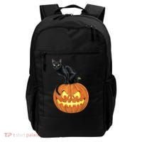 Black Cat Jack O' Lantern Pumpkin Backpack thumb 0