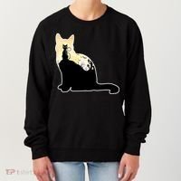 Black Cat Spooky Town Women's Sweatshirt thumb 0