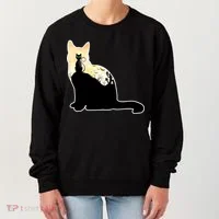Black Cat Spooky Town Women's Sweatshirt thumb 0
