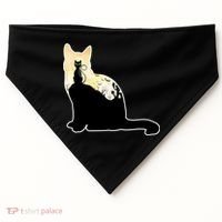 Black Cat Spooky Town USA-Made Doggie Bandana thumb 0