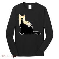 Black Cat Spooky Town Long Sleeve Shirt thumb 0