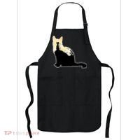 Black Cat Spooky Town Apron thumb 0