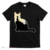 Black Cat Spooky Town T-Shirt thumb 0