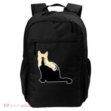 Black Cat Spooky Town Backpack