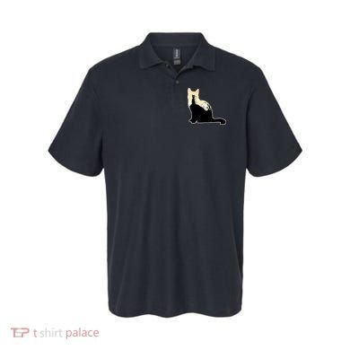 Black Cat Spooky Town Polo