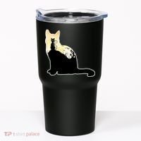 Black Cat Spooky Town Tumbler thumb 0
