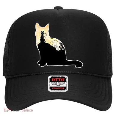 Black Cat Spooky Town Hat