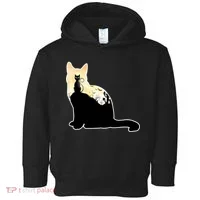 Black Cat Spooky Town Toddler Hoodie thumb 0