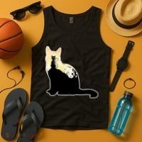 Black Cat Spooky Town Tank Top thumb 4