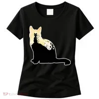 Black Cat Spooky Town Women's T-Shirt thumb 0