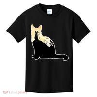 Black Cat Spooky Town Kids T-Shirt thumb 0