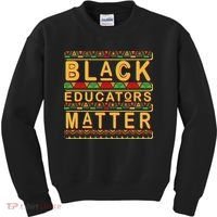 Black Educators Matters Kids Sweatshirt thumb 0