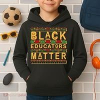Black Educators Matters Kids Hoodie thumb 2