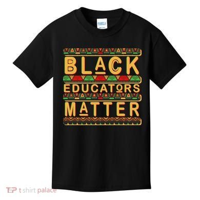 Black Educators Matters Kids T-Shirt