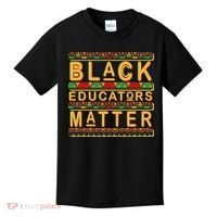 Black Educators Matters Kids T-Shirt thumb 0