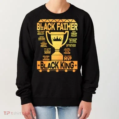 Black Father Black King Women's Sweatshirt