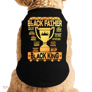Black Father Black King Doggie Tank