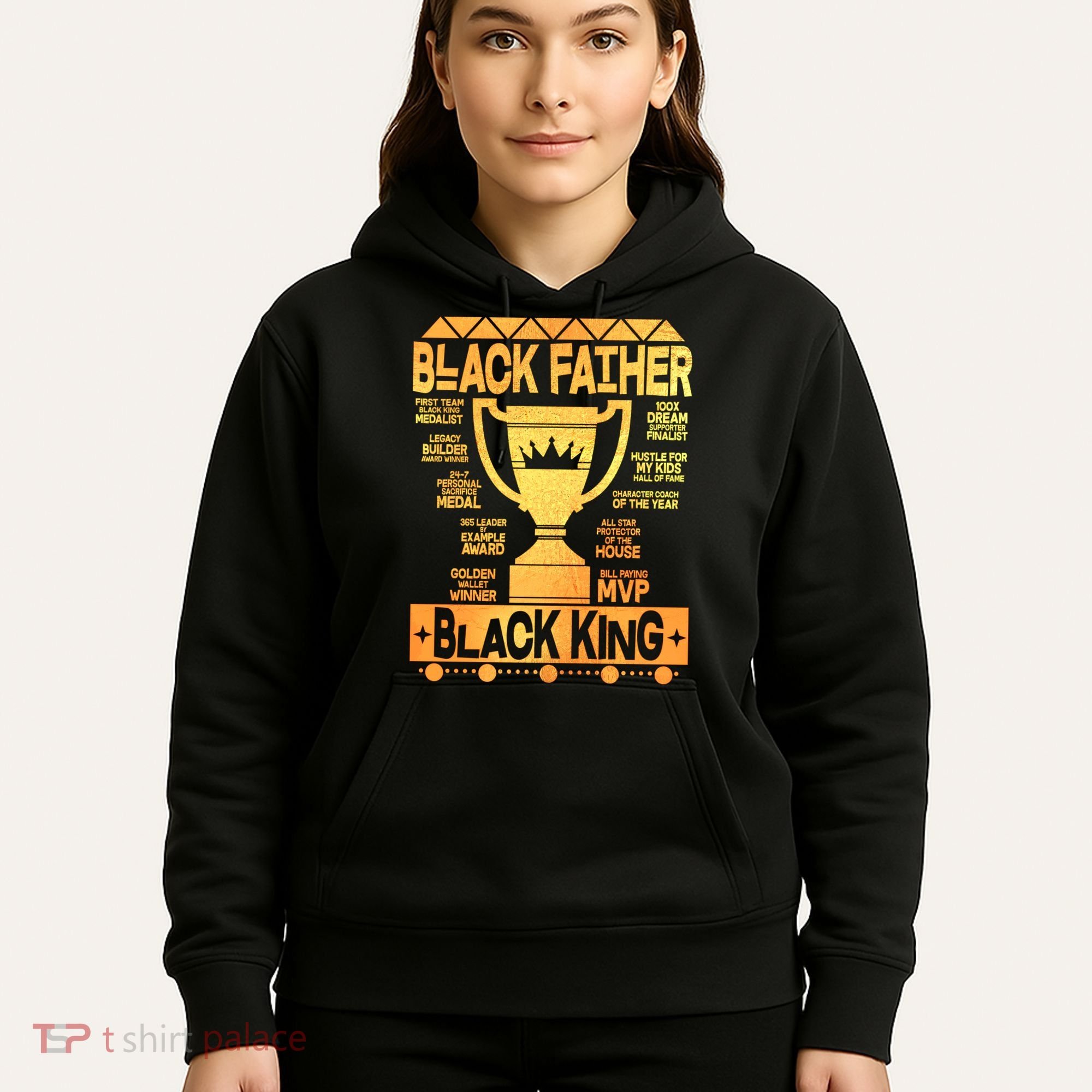 Black Father Black King Hoodie