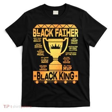 Black Father Black King T-Shirt
