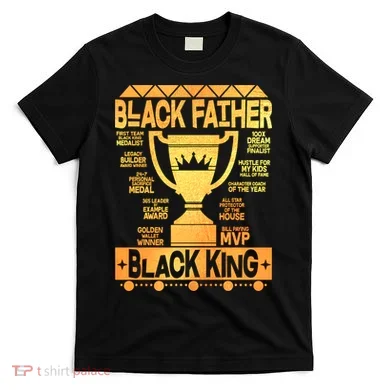 Black Father Black King T-Shirt