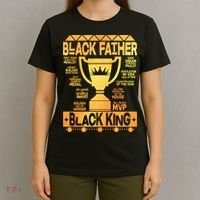 Black Father Black King T-Shirt thumb 4