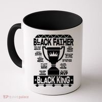 Black Father Black King Coffee Mug thumb 0