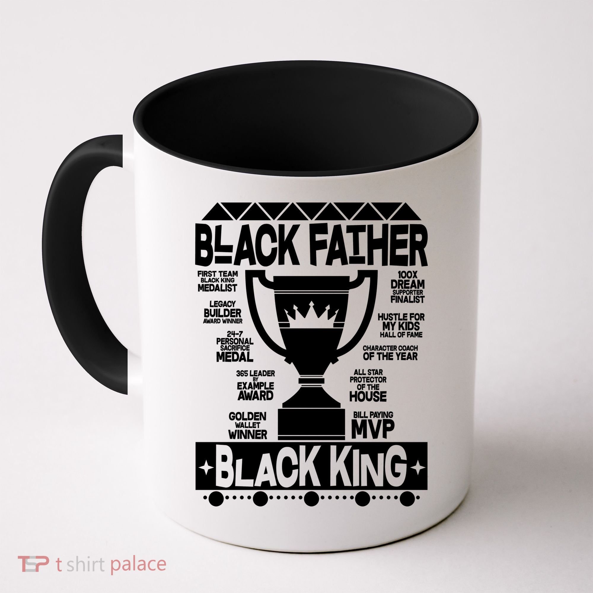 Black Father Black King Coffee Mug