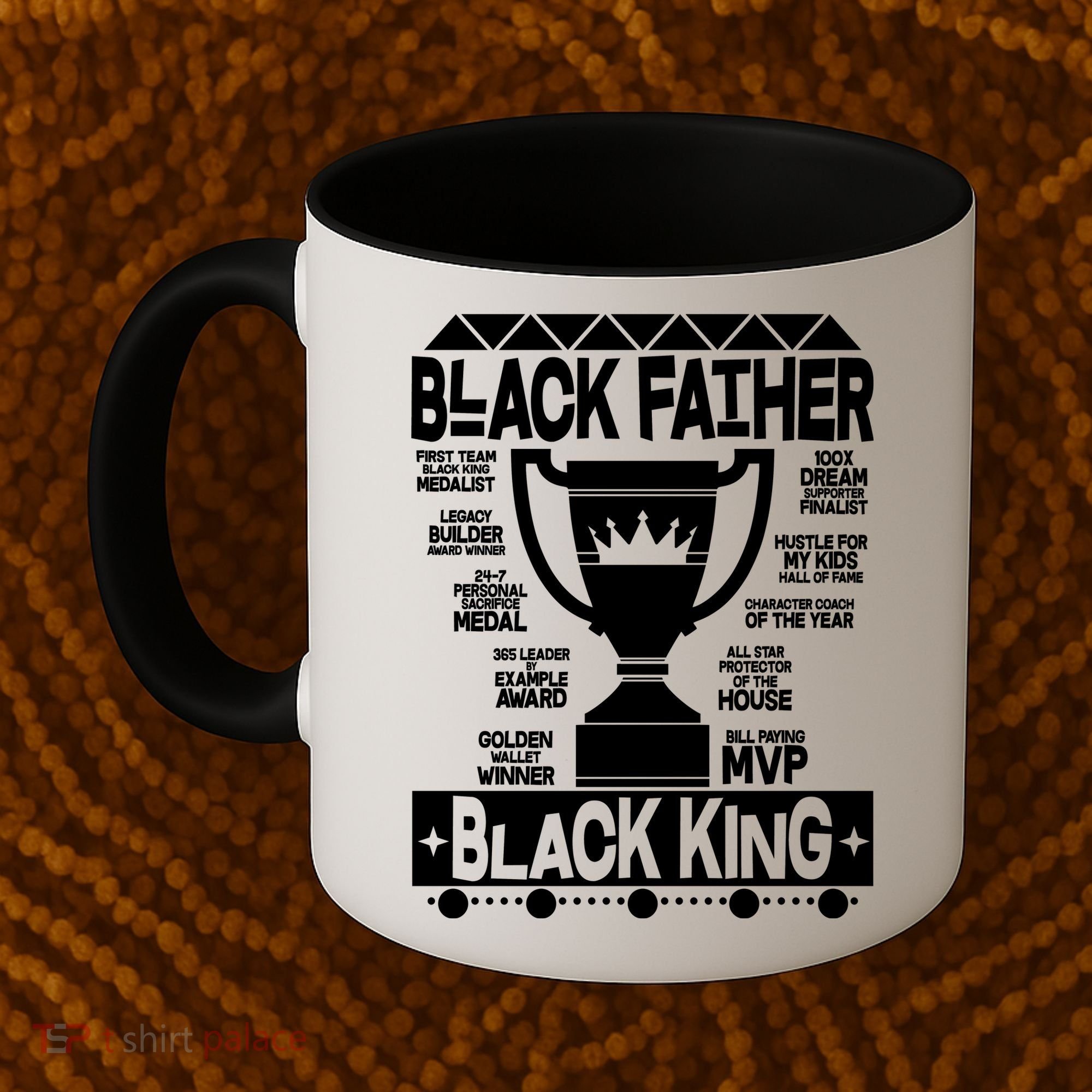 Black Father Black King Coffee Mug